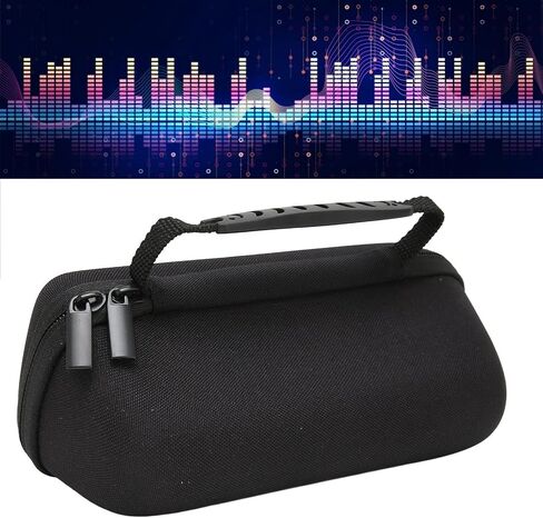 Speaker Carrying Case, for SONOS Roam Smart Speaker, Nylon and Silicone Material, Portable Hard Travel Protective Case with Handle/Zipper in Saudi Arabia