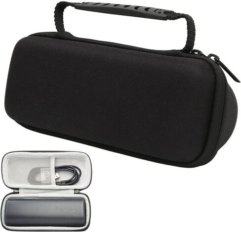 Speaker Carrying Case, for SONOS Roam Smart Speaker, Nylon and Silicone Material, Portable Hard Travel Protective Case with Handle/Zipper in Saudi Arabia