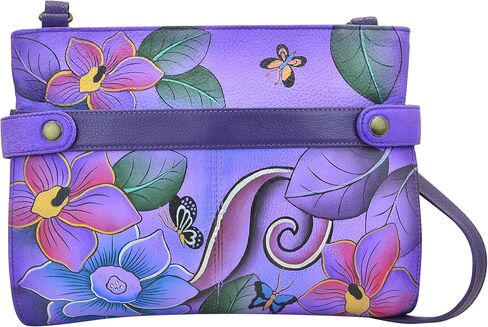 Anna by Anuschka Women's Genuine Leather Medium Crossbody Handbag in Saudi Arabia