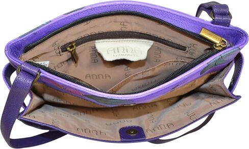 Anna by Anuschka Women's Genuine Leather Medium Crossbody Handbag in Saudi Arabia