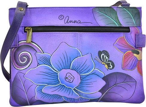 Anna by Anuschka Women's Genuine Leather Medium Crossbody Handbag in Saudi Arabia
