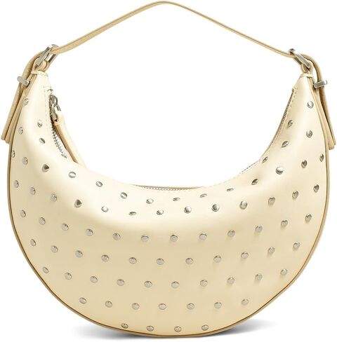 Madewell Essentials Crescent Mini Xbody Stud, Ecru in Saudi Arabia