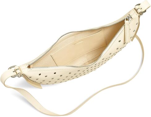 Madewell Essentials Crescent Mini Xbody Stud, Ecru in Saudi Arabia