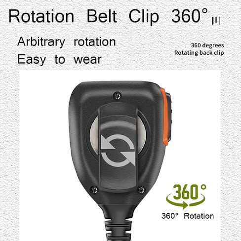 BAOFENG BF-F8HP Microphone Speaker Handheld Mic Waterproof Upgrade of Original BF Mic for GMRS Ham Radio 2Pin K Mic Compatible with UV-K5 UV-82 UV-S9 Plus UV-17R P15UV in Kuwait