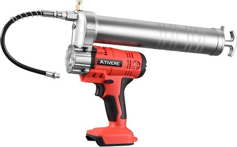 Lithium battery Grease Gun Cordless Suitable for De.waltt 20V Max Battery (NO Battery) with 12" Spring Flex Hose, 10000 PSI High Pressure Quick Release Grease in Saudi Arabia