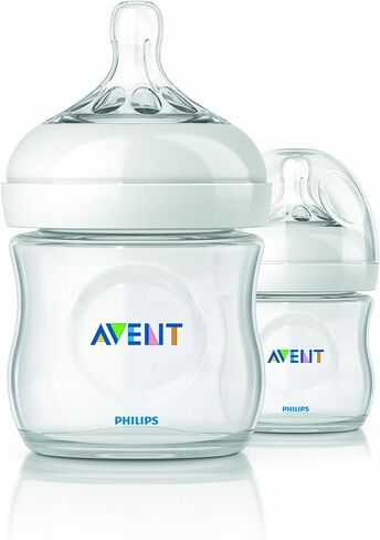 Philips AVENT BPA Free Natural Polypropylene Bottle, 4 Ounce, 2 Pack in Kuwait