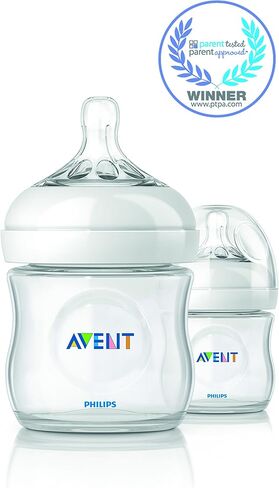 Philips AVENT BPA Free Natural Polypropylene Bottle, 4 Ounce, 2 Pack in Kuwait