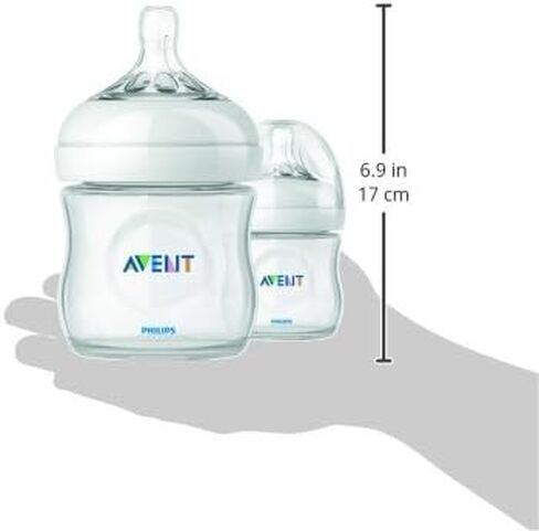 Philips AVENT BPA Free Natural Polypropylene Bottle, 4 Ounce, 2 Pack in Kuwait