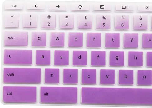 Keyboard Skin Compatible for 14" HP Chromebook 14-CA 14-AK 14-X G2 G3 G4 Series & HP Chromebook x360 11.6", HP Chromebook 11 G2, G3, G4, G5, G6 EE 11.6 inch (Not Compatible HP Chromebook G5 EE) (Black in Saudi Arabia