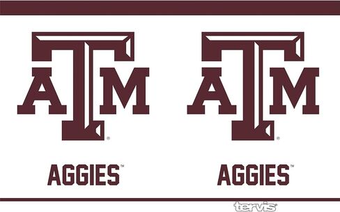 كوب Tervis ثلاثي الجدران من Texas A&M University Aggies معزول يحافظ على المشروبات باردة وساخنة، 30oz - الفولاذ المقاوم للصدأ، التقليد in Kuwait