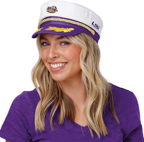 FOCO Men's NCAA College Team Logo Sailing Yacht Boat Captain's Hat in Saudi Arabia