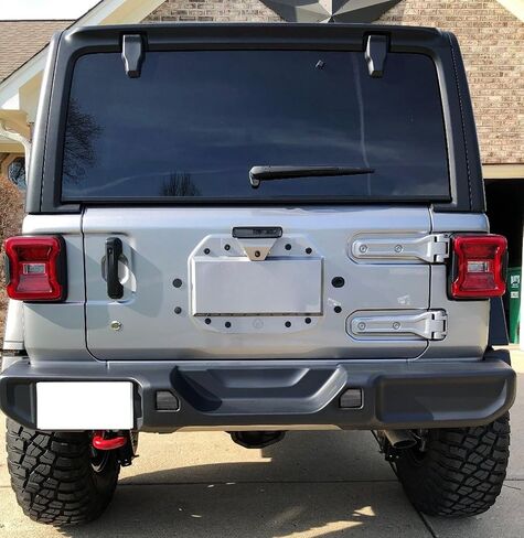 iJDMTOY OE-Spec Dark Red Lens Rear Bumper Reflector Lenses Compatible With Jeep 2018-up Wrangler JL Sahara Rubicon MOAB Trims ONLY, OE-Spec LH RH Assembly in Saudi Arabia
