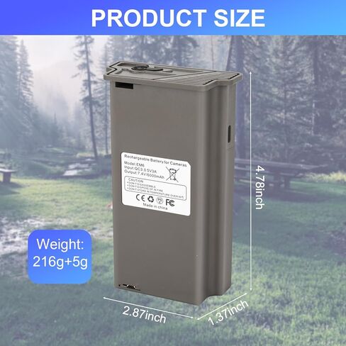 قابلة لإعادة الشحن متوافقة مع حزمة بطارية Reveal SK - لحزمة بطارية ليثيوم Reveal X Pro - X، X Gen 2.0، بطارية XB - بطارية ليثيوم ليبو قابلة لإعادة الشحن لكاميرا الصيد (6000 مللي أمبير في الساعة) in Kuwait