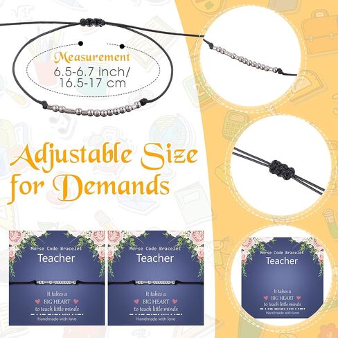36 Pieces Teacher Appreciation Gifts 12 Pairs Funny Teacher Unisex Socks 12 Pieces Teacher Gift Code Bracelets 12 Pieces Teacher Apple Keychains for Teacher's Day Birthday Christmas in Saudi Arabia