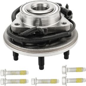 PHILTOP 515050 Front Wheel Hub Bearing Assembly for Mountaineer 2002-2005, Explorer 2002-2005, Aviator 2003-2005 5 Lugs W/ABS 1 PCS