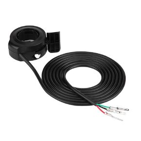 Qiilu Thumb Throttle Assembly Speed Control Assembly for E Bike Electric Bike Scooters 22mm 7/8inch Replacement