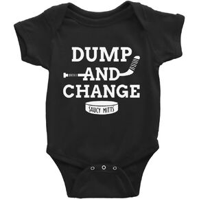 Dump and Change Baby Boy Girl Onesie Newborn Organic Bodysuit Romper
