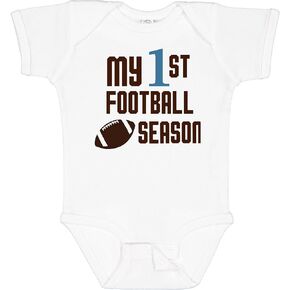 inktastic My First Football Season Baby Bodysuit