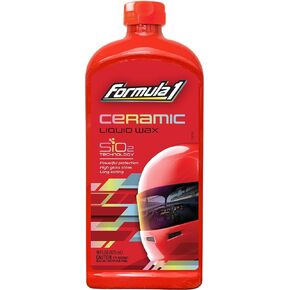 Formula 1 Ceramic Liquid Wax 16 oz - Ultimate Shine and Protection for Your Car - Long-Lasting Hydrophobic Finish - Easy-to-Apply - Professional Grade Car Wax