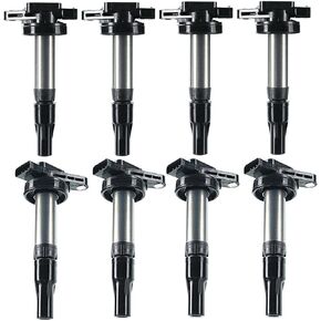 YHTAUTO Set of 8 Ignition Coil Packs Replacement for Jaguar S-Type Super Vanden Plas XF XJ8 XJR XK XK8 XKR Land Rover Range Rover Sport 2003-2010, V8 4.2L 4.4L Replace 4526466, 4744015