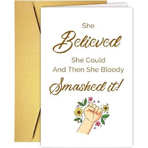 UUEFKTN Funny Leaving Farewell New Job Congratulation Card Gift for Coworker Friend, Humor Retirement Gift for Boss Colleague, 2025 Graduation Card for Classmate
