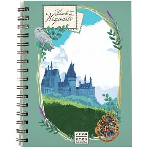 Conquest Journals Harry Potter Back to Hogwarts Student Agenda, July 2024 - June 2025, Spiral-Bound, Includes Weekly & Monthly Calendar Spreads, Sticker Sheets, Back-to-School Supplies, College Must-Haves, Officially Licensed Wizarding World Merchandise