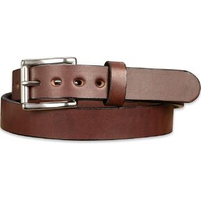 BullhideBelts.com The Eastwood Mens Leather Belt for Casual, Dress, CCW, 1.25" Wide, Black