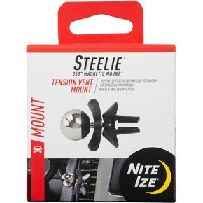 Nite Ize Steelie Tension Vent Mount - Magnetic Phone Mount for Car Vent - Convenient, Adhesive-Free Car Accessories for Cell Phones