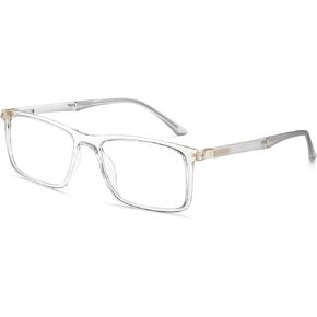CARFIA Rectangle Blue Light Blocking Glasses for Men UV Protection Computer Gaming Glasses