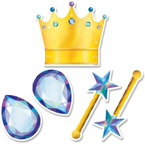 Creative Teaching Press Mystical Magical Crowns and Jewels Cut Outs, 6 in, CTP 8708