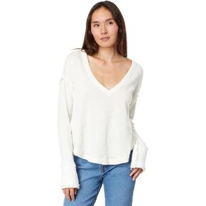 Free People Womens Sail Away Long Sleeve Solid