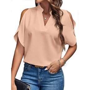 Narecte Womens Tops Dressy Casual,Blouses for Women Dressy Casual,Shirts for Women,Business Casual Tops Women,Summer Top