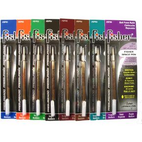 8 Value PACK Multi Color Parker Style Refills by Fisher Space Pen