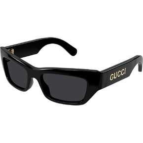Gucci GG1296S Men Rectangular shape Sunglasses + Bundle with eSHADES Luxury Eyewear Kit