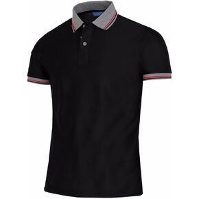 Men's Polo Shirt Short Sleeve Collar Sleeves Point Athletic Polo Shirt
