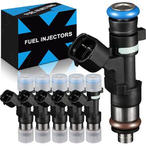 Upgraded Fuel Injectors 0280158005 Fits for:-Nissan Altima 3.5L 2004-2006, Maxima 3.5L 2004-2008, Murano 3.5L 2003-2004, Quest 3.5L 2004 2005 2006 2007 2008 2009, 842-12297 (6 Pcs)