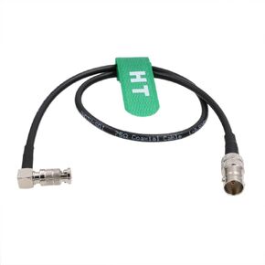 6G SDI Cable HD Micro BNC to Female BNC Adapter for Blackmagic Video Assist 4K 5" Monitor, Micro Studio Camera 4K G2, 90-Degree High Density Coaxial 1m