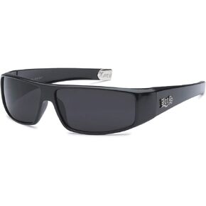 Locs 9035 Black Sunglasses | Authentic Gangster Rapper Lowrider Cholo Mens Shades