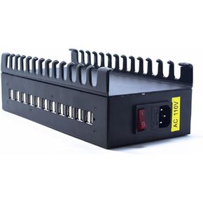 Multiport USB Charging Station for Party, 2023 New Stytle 22-Ports Charging Station for Multiple Smart Devices, Noninterference Multiport Desktop Charger for School Office Hotel Shopping Malls