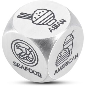 Iron Anniversary Giifts for Him 11th Anniversary Steel Gifts Husband Gifts from Wife Gifts for Boyfriend Wife Birthday Gift Ideas Gag Gifts Food Dice