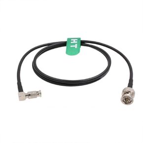 كابل فيديو 6G SDI HD Micro BNC إلى أنثى BNC محول لشاشة Blackmagic Video Assist 4K 5 بوصة، زاوية قائمة عالية الكثافة 15 سم in Kuwait