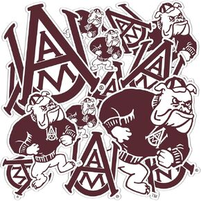 Desert Cactus Alabama A&M University Bulldogs AAMU Stickers Vinyl Decals Laptop Water Bottle Car Scrapbook T1 (Type 1-1)
