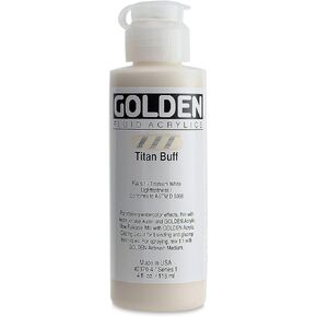Golden Fluid Acrylic, 4 ounce bottle, Titan Buff (2370-4)