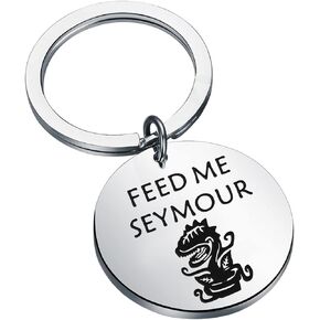 Little Shophorrors Inspired Keychain Horror Movie Fans Gift Spooky Horror Musical Feed Me Seymour