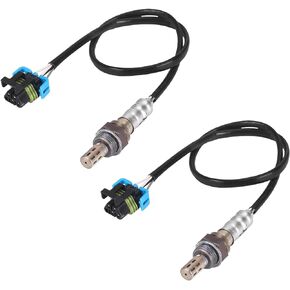 Oxygen O2 Sensor Upstream Replacement for Cadillac Escalade Chevy Suburban Silverado 1500 HD Express GMC Yukon XL Hummer H2 6.0L 8.1L V8 Replaces# 234-4669 Set of 2