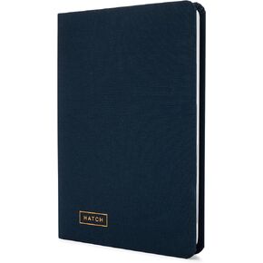 Hatch Idea Notebook - Idea Journal, Brainstorming Notebook & Project Planner for Entrepreneurs, Project Management, & Business Owners - Midnight Blue- 160 Pages, 5.75 x 8.25"