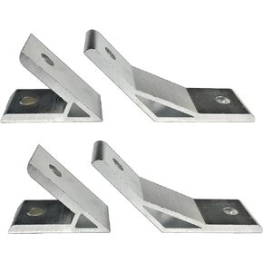 Aluminum Corner Bracket 45 Degree 4PC. Combo 45 Degree and 135 Degree Angle Compatible with 8020 15 Series 40 Series Aluminum T-Slot Profiles, 1575,1576