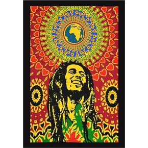 FLYING TRADE Wall Hanging Tapestry Trippy Smoke Poster Bedroom Décor Tapestries Room Décor Rasta Aesthetic Hippie Sublime Decoration Poster For Jamaican Party 30X45 Inch