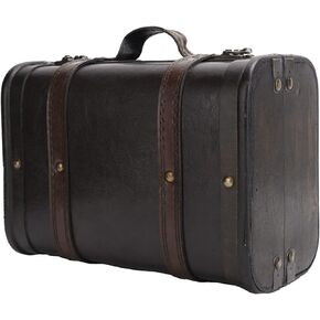 Vintage Wooden Suitcase Storage Box, Ideal for Studio Decoration, Display Window, Photography Props, Retro Themed Events and Home Decor