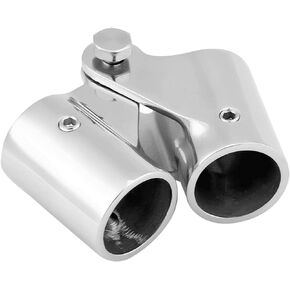 Heavy Dudy Marine Swivel Pipe Connector,Stainless Steel 316 Folding Swivel Connector Boat Rail Tube Pipe Fittings For22/25mm OD Tube/Pipe